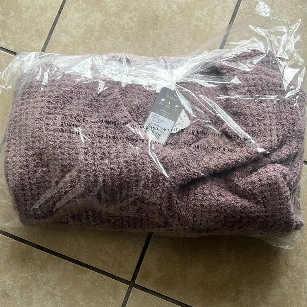 Waffle Marshmallow V-Neck Luxe Lounge Set size Xl in Driftwood NWT SoldOut - Picture 4 of 4